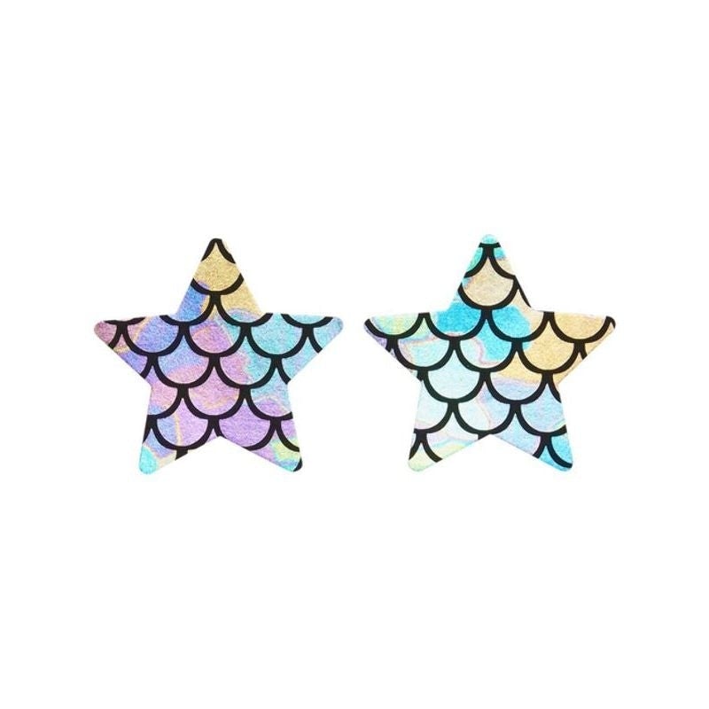 Fever Irridescent Mermaid Star Nipple Pasties 1