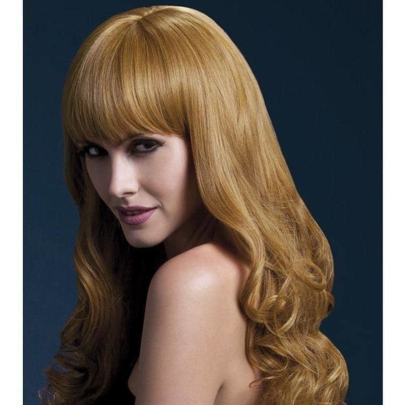 Fever Isabelle Wig Adult Auburn Long Soft Curl with Fringe 66cm 2