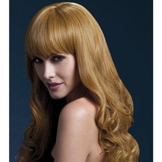 Fever Isabelle Wig Adult Auburn Long Soft Curl with Fringe 66cm 2