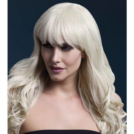 Fever Isabelle Wig Adult Blonde Soft Curl Fringe Costume Accessory 1