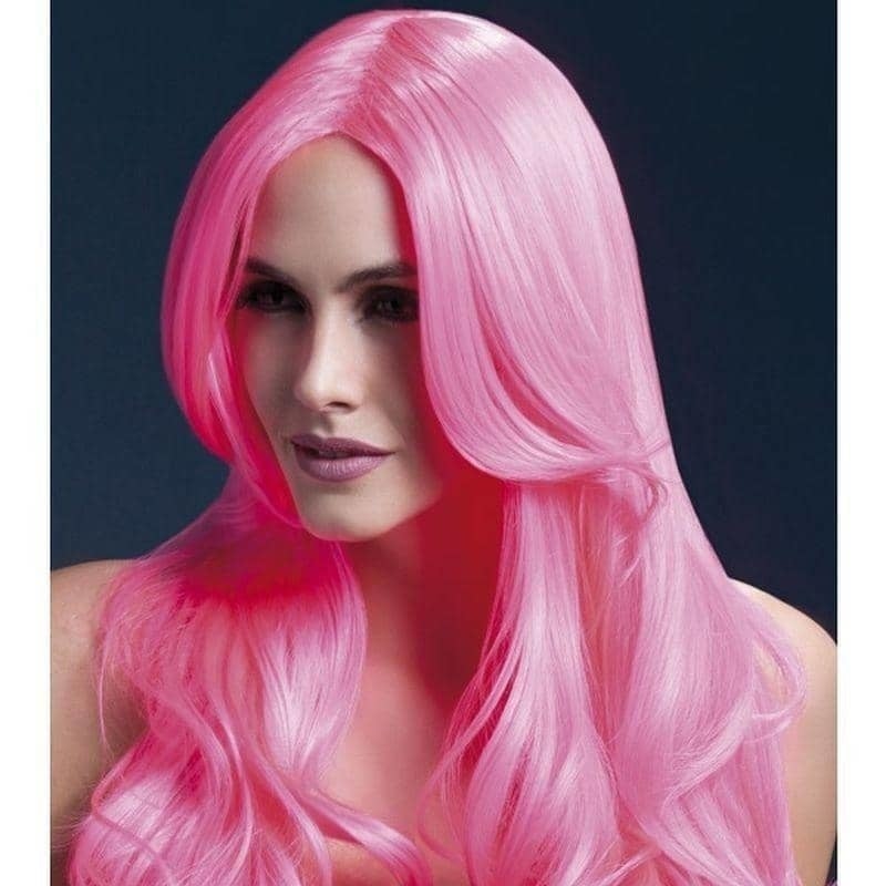 Fever Khloe Wig Adult Neon Pink 1