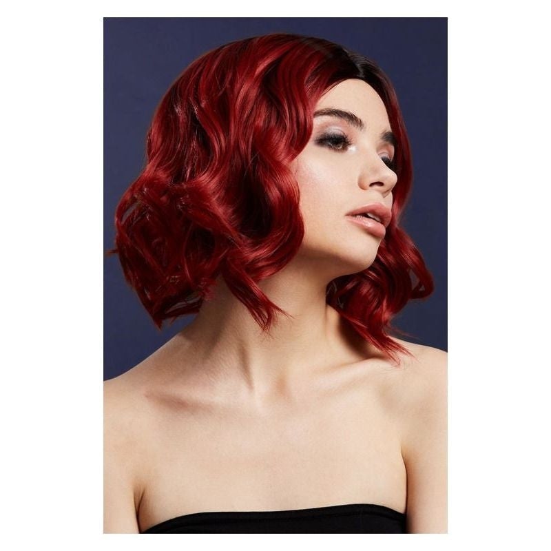 Fever Kourtney Wig Two Toned Blend Ruby Red_1
