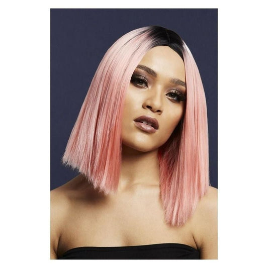 Fever Kylie Wig Two Toned Blend Coral Pink 1