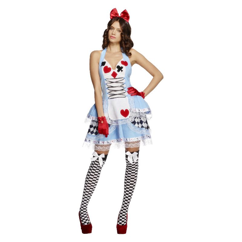 Fever Miss Wonderland Costume Blue Dress 1