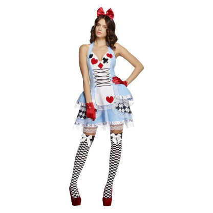 Fever Miss Wonderland Costume Blue Dress 1