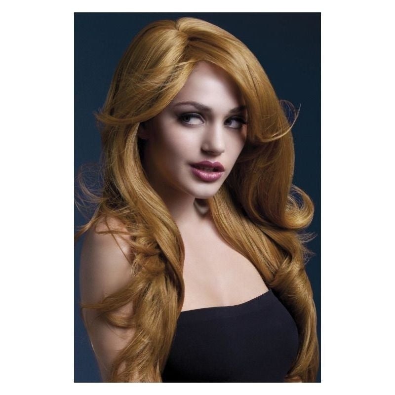 Fever Nicole Wig Adult Auburn Soft Wave with Side Parting 66cm Costume Hair 1