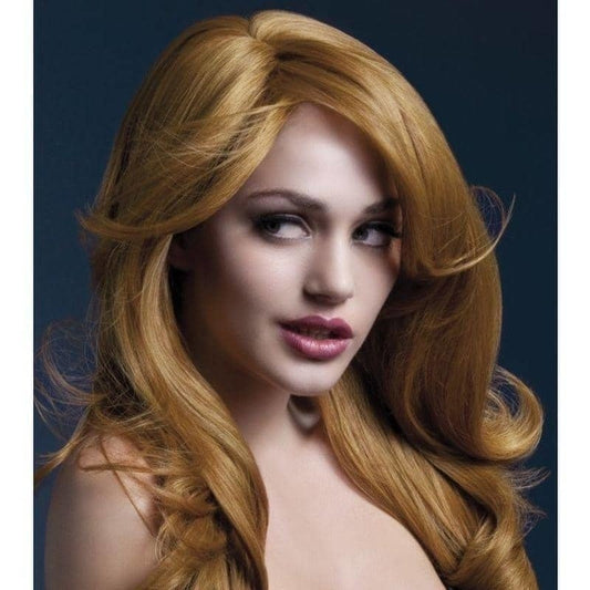 Fever Nicole Wig Adult Auburn Soft Wave with Side Parting 66cm Costume Hair 2