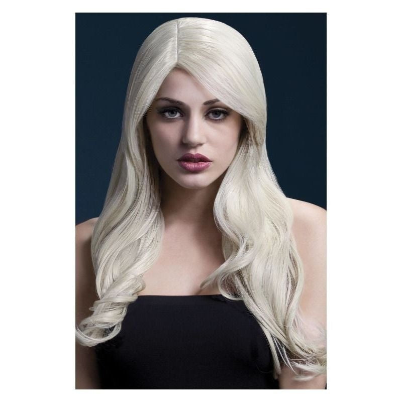 Fever Nicole Wig Adult Blonde Soft Wave with Side Parting 66cm Hair 1
