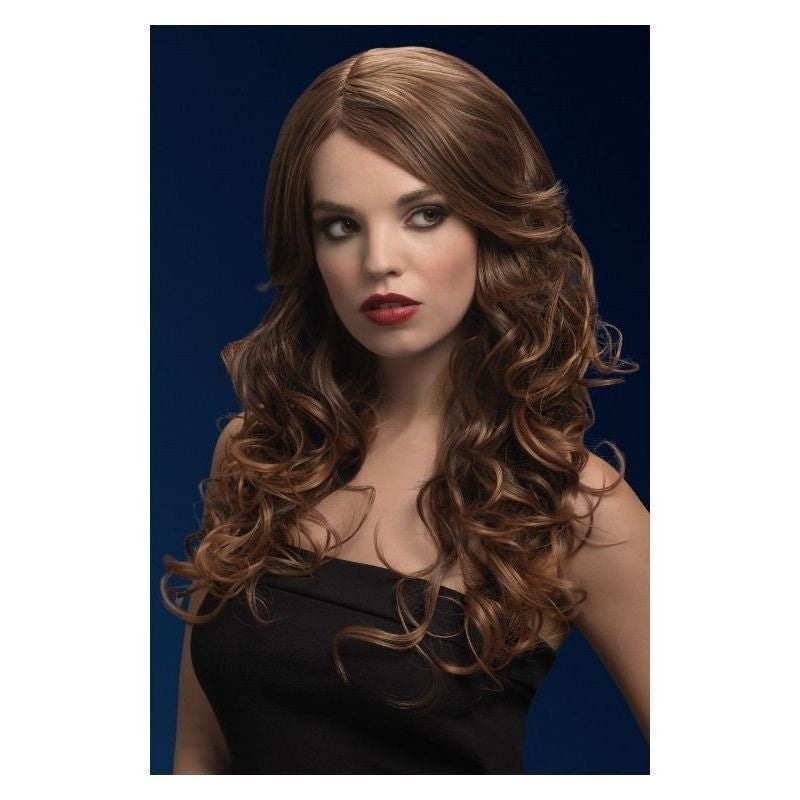 Fever Nicole Wig Adult Light Brown Soft Wave Side Parting 1