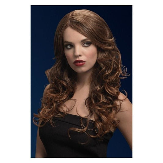 Fever Nicole Wig Adult Light Brown Soft Wave Side Parting 1