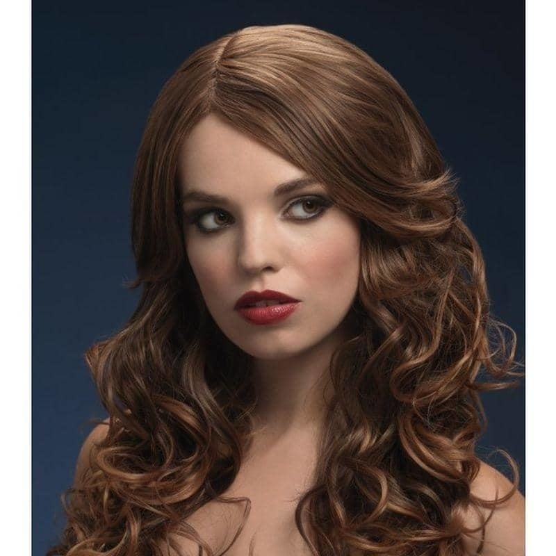 Fever Nicole Wig Adult Light Brown Soft Wave Side Parting 2