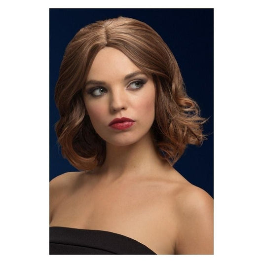 Fever Olivia Wig Adult Light Brown Soft Wave Bob 13 inch 2