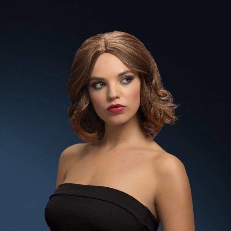 Fever Olivia Wig Adult Light Brown Soft Wave Bob 13 inch 1