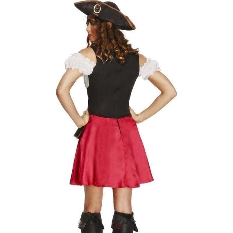 Fever Pirate Wench Costume Adult Black Red_2