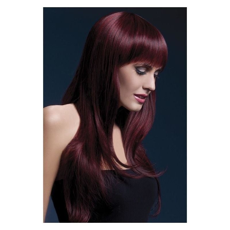 Size Chart Fever Sienna Wig Adult Black Cherry