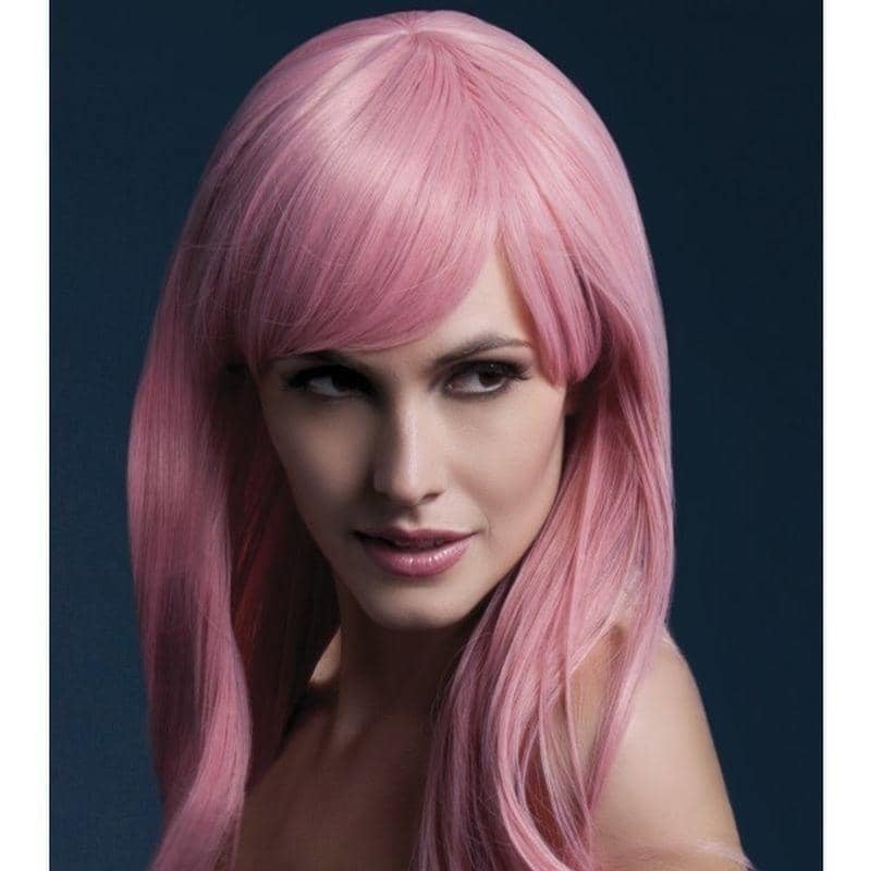 Fever Sienna Wig Adult Pastel Pink_1