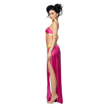 Slave Princess Costume Pink with Gold Details Princess Leia 3