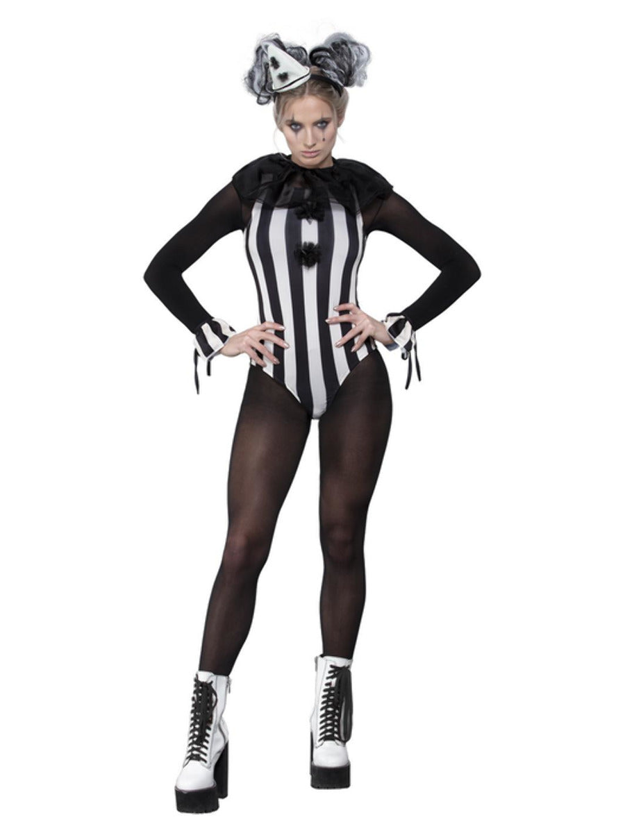 Fever Vintage Pierrot Clown Costume Adult Black 2