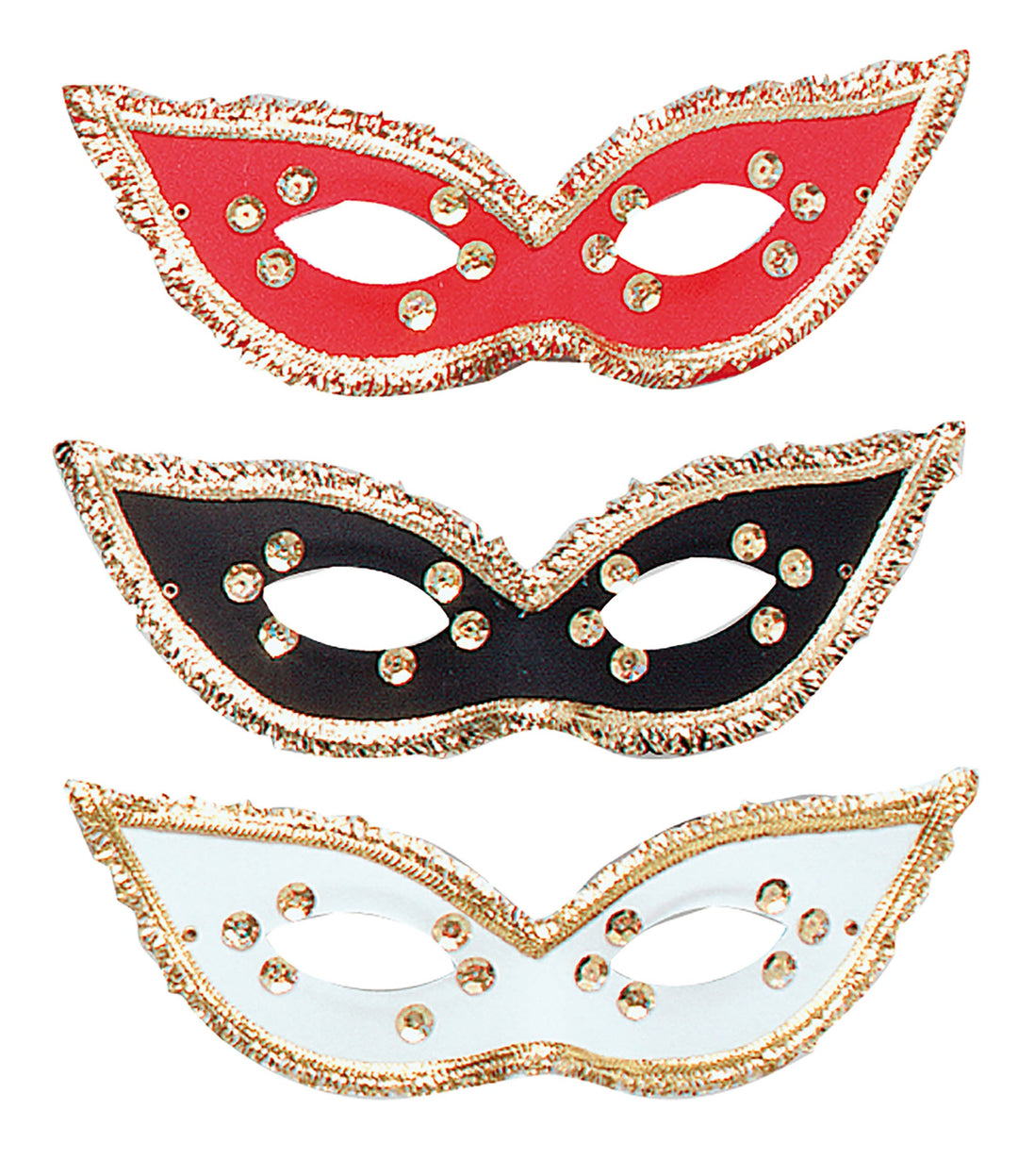 Fiesta Domino Eye Mask Asstd Masks Unisex_1