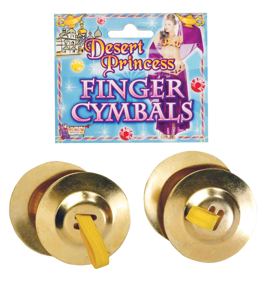 Finger Cymbals 2 In Pkt Costume Accessory_1