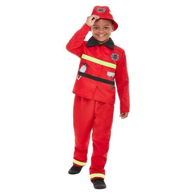 Fire Fighter Costume Child Red_1