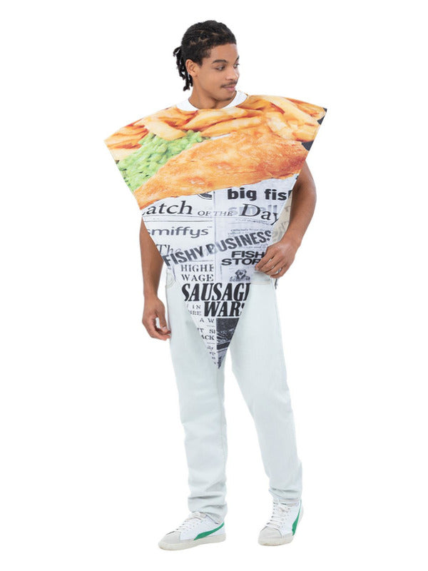 Fish and Chips Costume Poncho 2