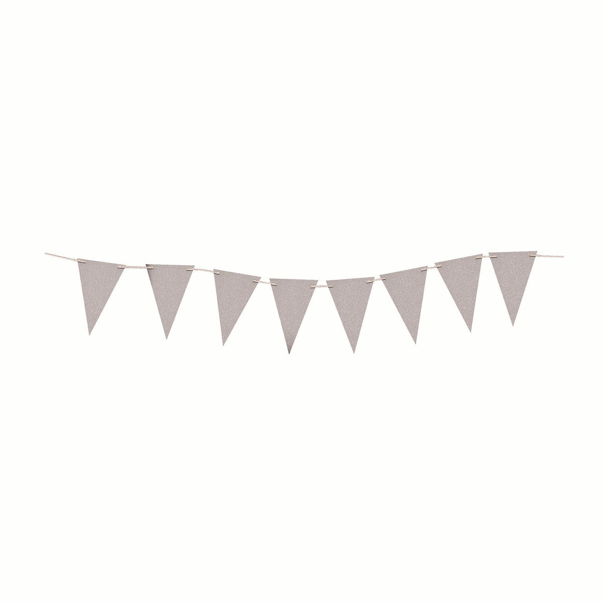Flag Banner Silver 2. 4m 8 Flags 1