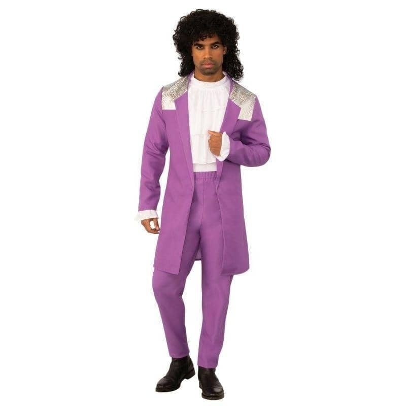 Flamboyant Superstar Adult Purple Rain Costume_1