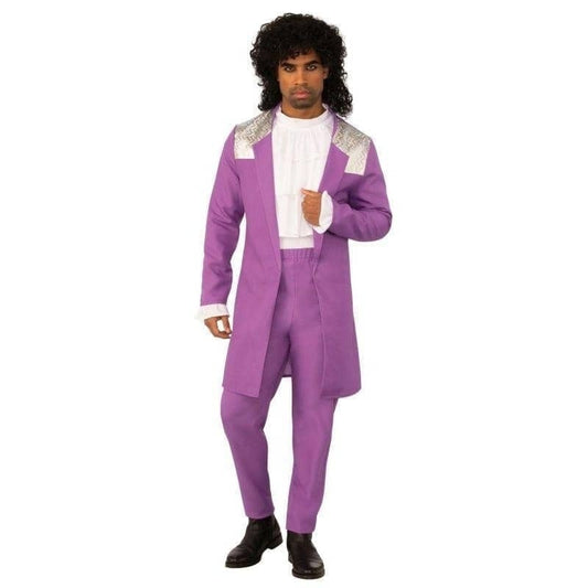 Flamboyant Superstar Adult Purple Rain Prince Costume 1