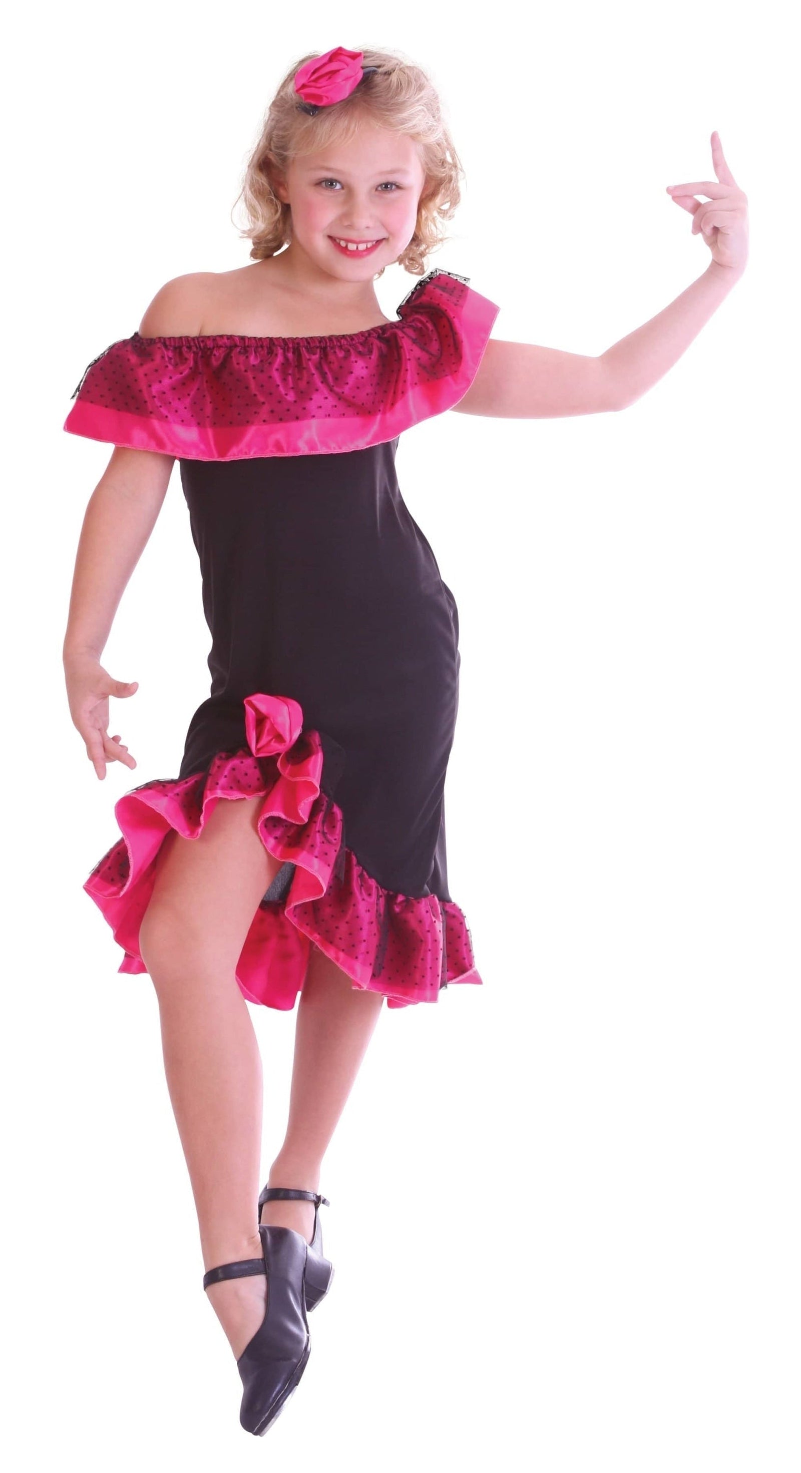 Flamenco Girl Childrens Costume 1