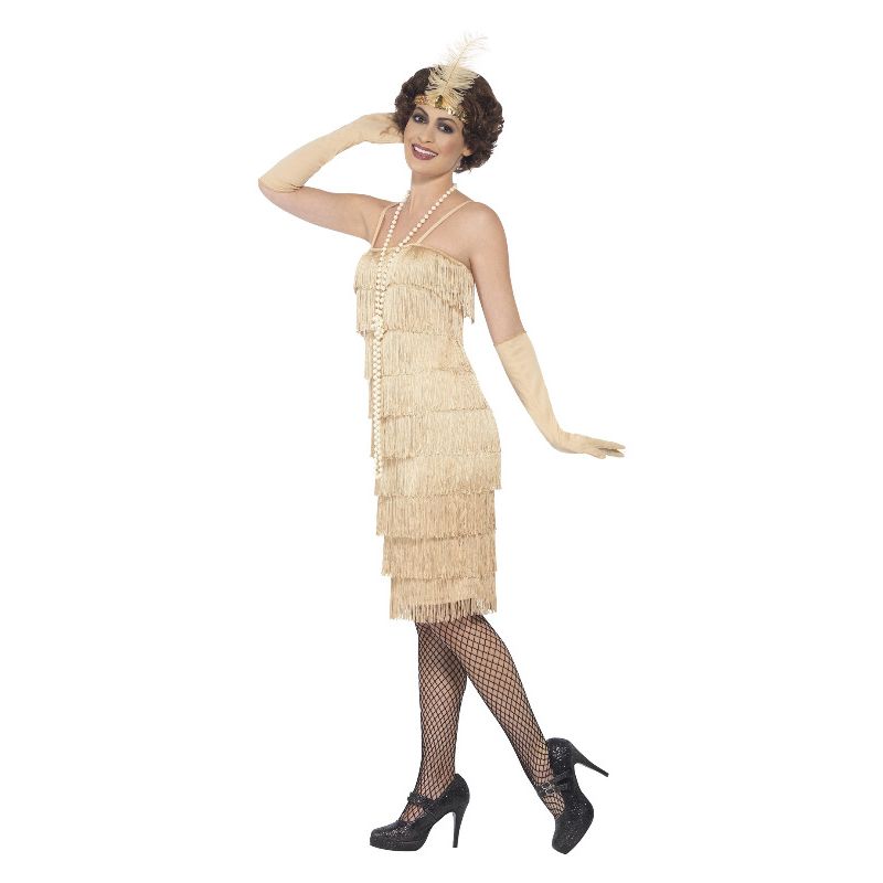 Flapper Costume Gold Adult 3