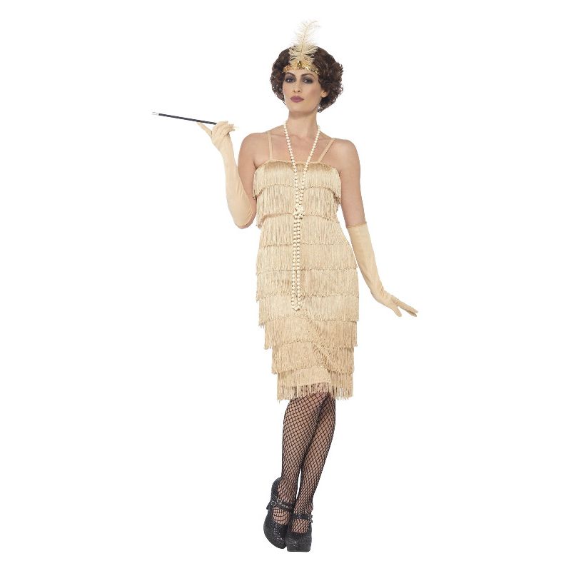 Flapper Costume Gold Adult 1