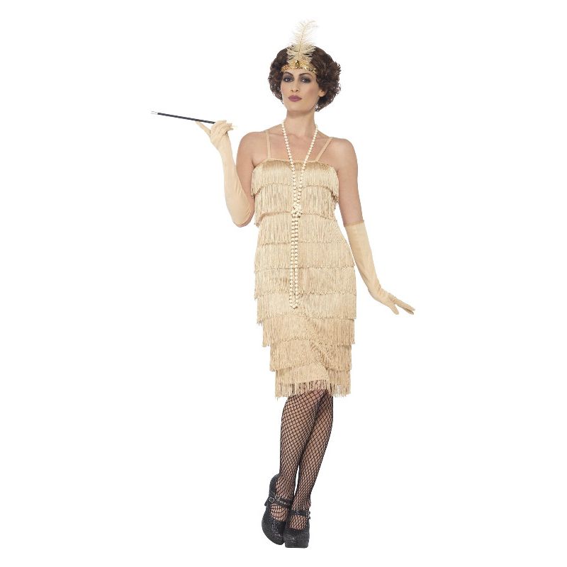 Flapper Costume Gold Adult_1