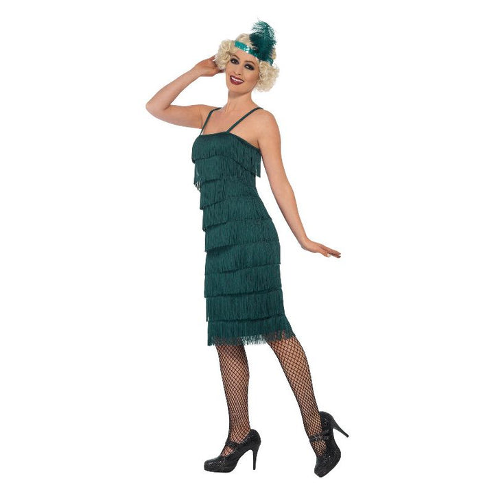 Flapper Costume Green Adult 3