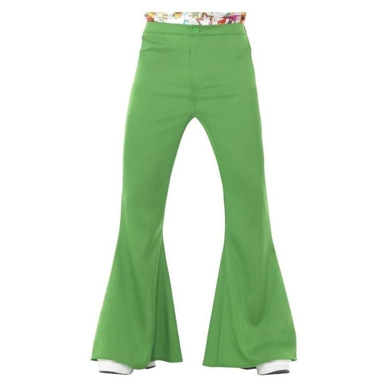 Flared Trousers Mens Adult Green_2