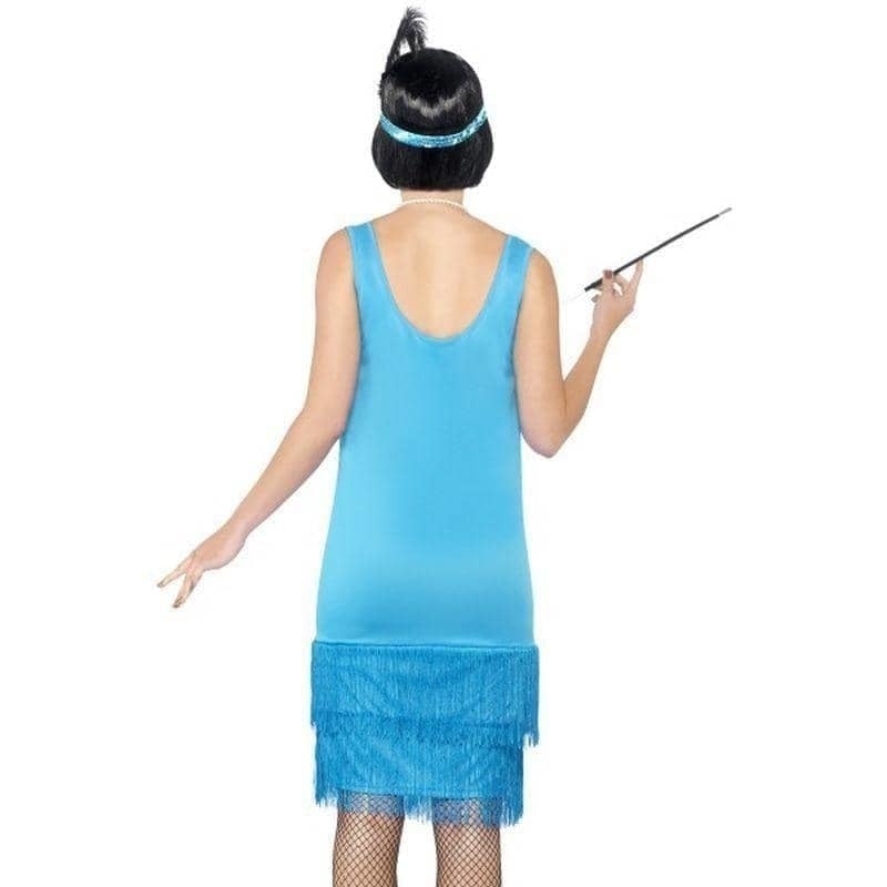 Flirty Flapper Costume Adult Blue