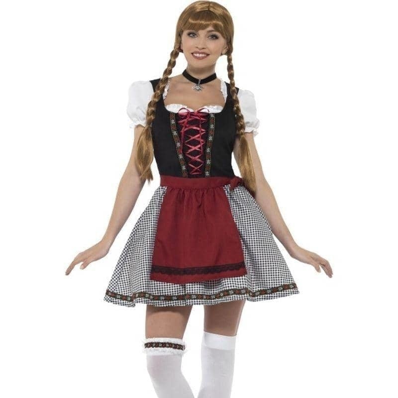 Flirty Frõulein Bavarian Costume Adult Black_1