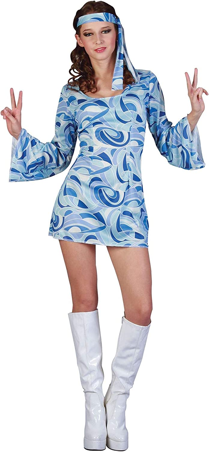 Flower Power Hippy Girl Ladies Costume 2