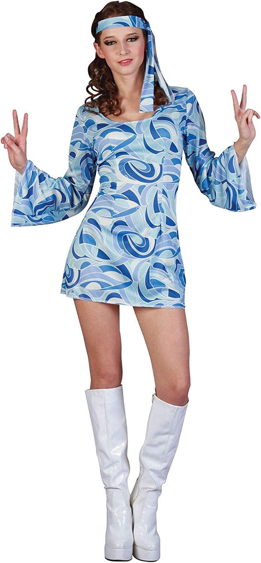 Flower Power Hippy Girl Ladies Costume 2