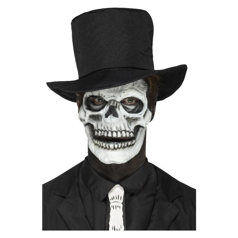 Foam Latex Skeleton Face Prosthetic Adult White 2