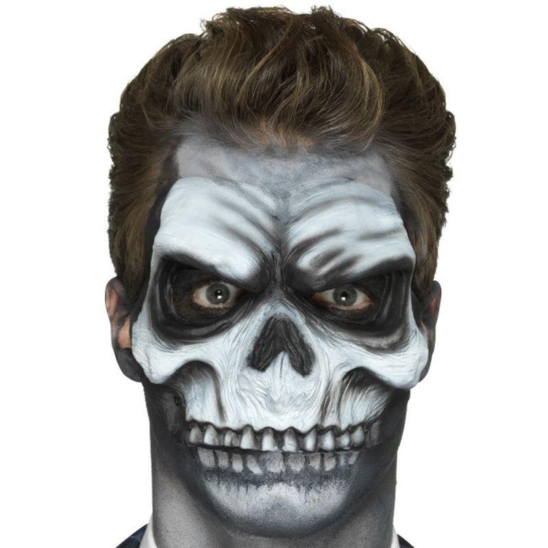 Foam Latex Skull Head Prosthetic Adult White 1