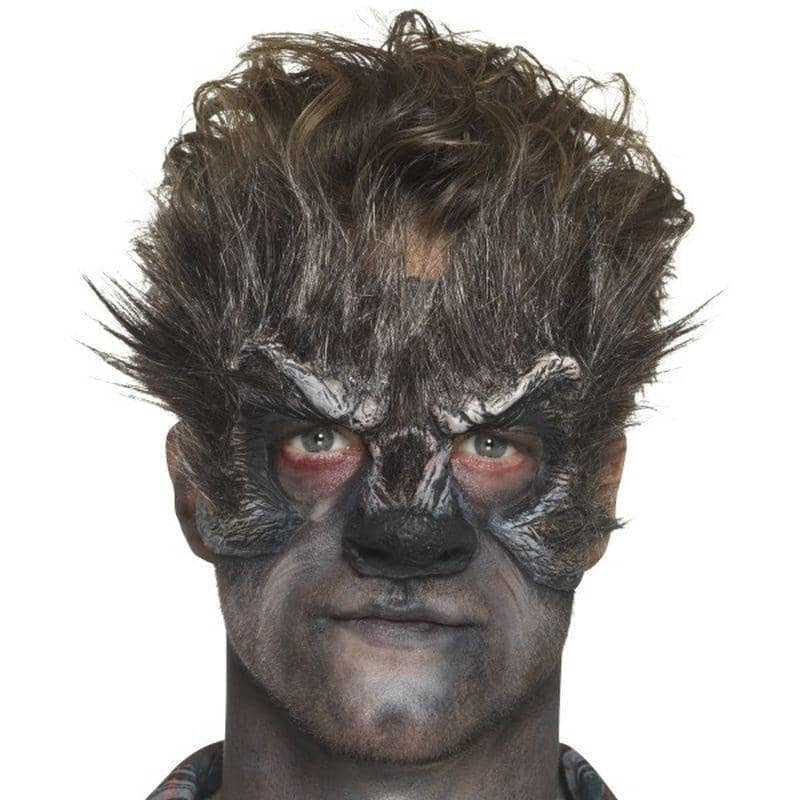 Foam Latex Werewolf Head Prosthetic Adult Brown_1