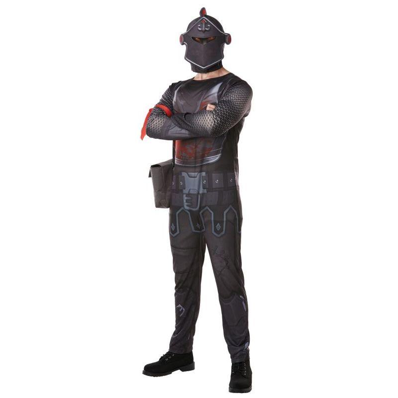 Fortnite Black Knight Adult Costume Jumpsuit With Mask & Accessories_1