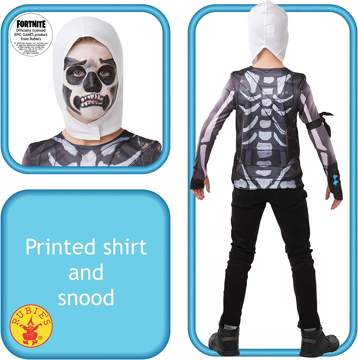 Fortnite Skull Trooper Costume Top 2
