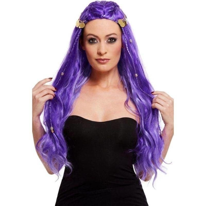 Fortune Teller Wig Adult Purple_1