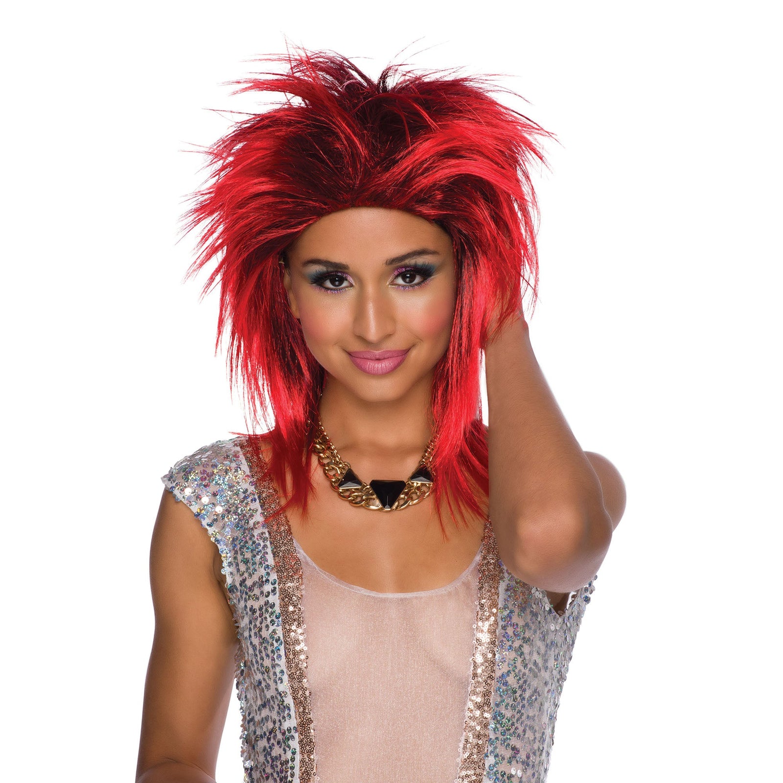Foxy Rocker Red Wig Tina Turner Hair 1