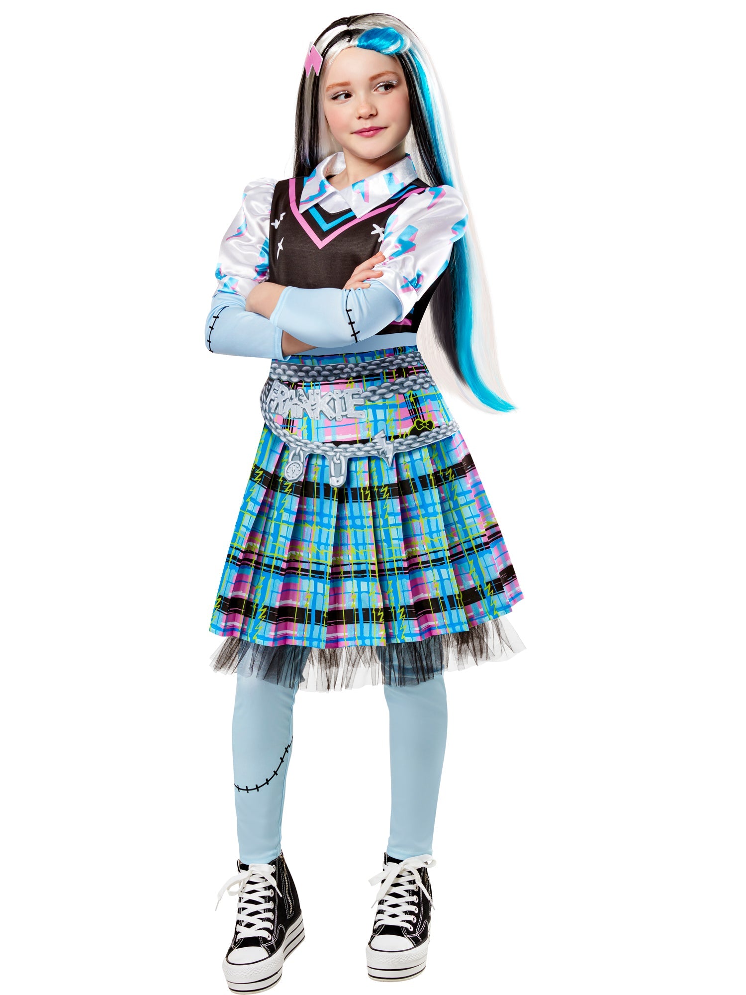 Frankie Stein Child Costume Monster High Deluxe 2