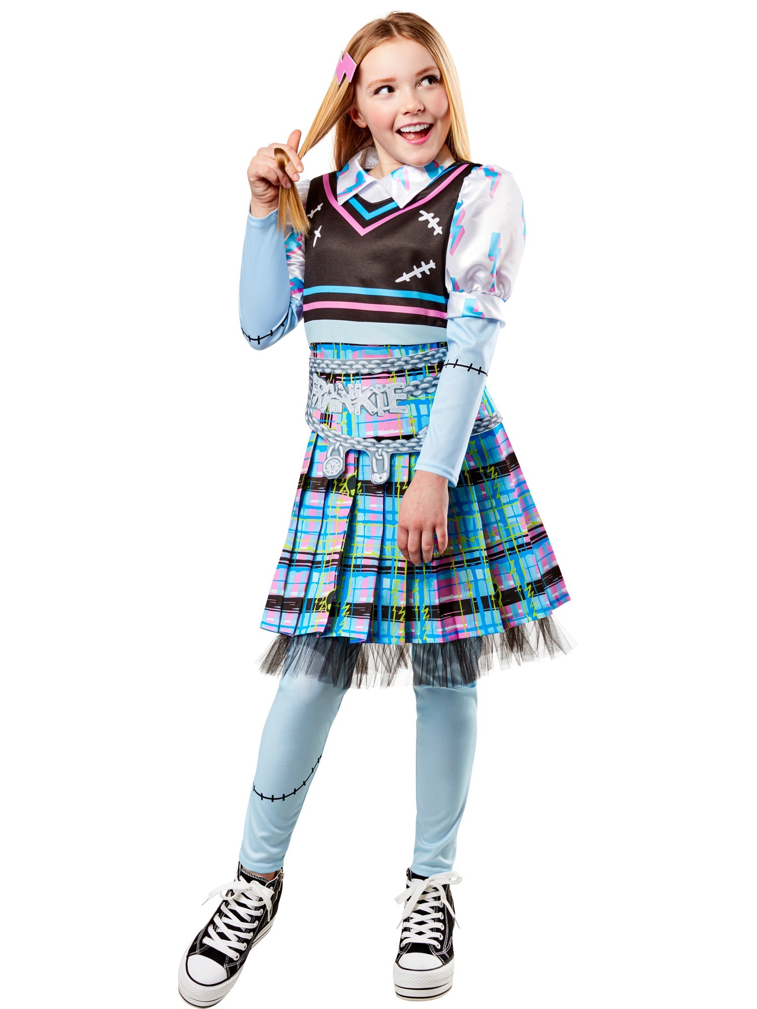 Frankie Stein Child Costume Monster High Deluxe 1