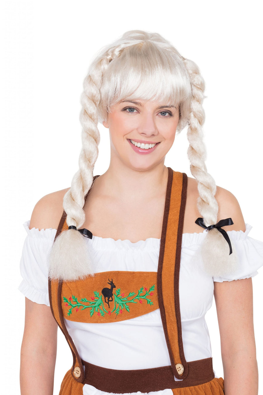 Fraulein Pigtail Wig Blonde Wigs Female_1