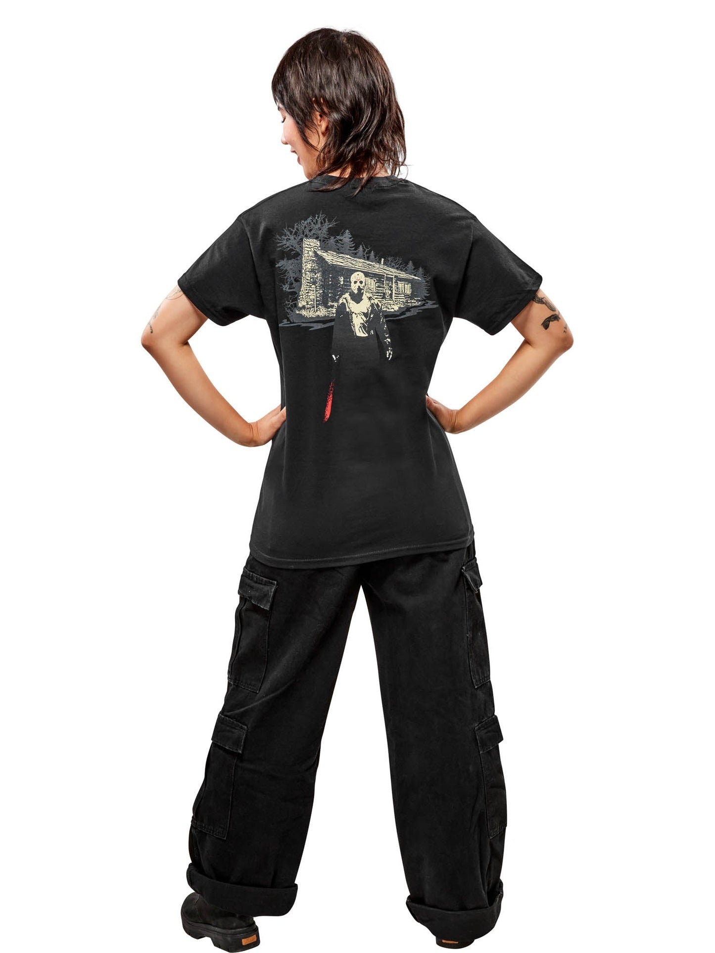 Friday The 13th Camp Crystal Lake Reverse T Shirt 2